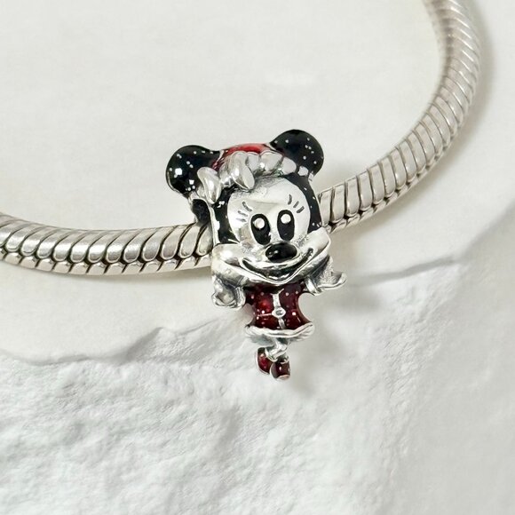 Pandora Jewelry - Pandora Disney Minnie Mouse Holiday Charm Sterling silver